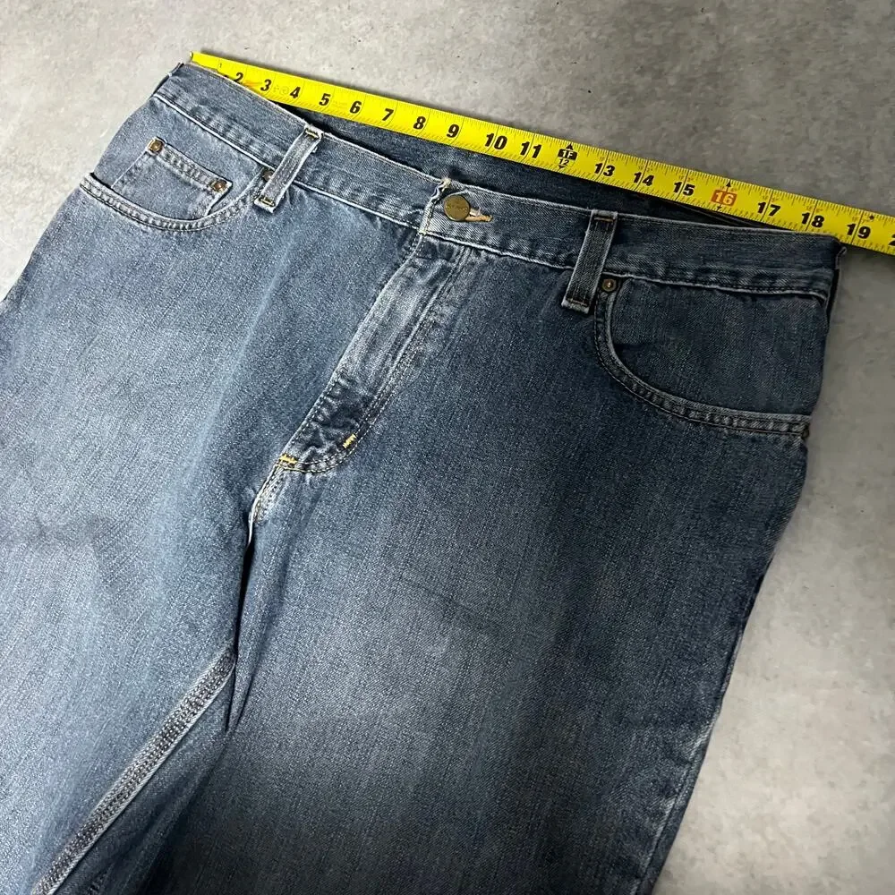 Carhartt Relaxed Fit Men’s Size 38x32 Workwear Jeans Blue Baggy Denim